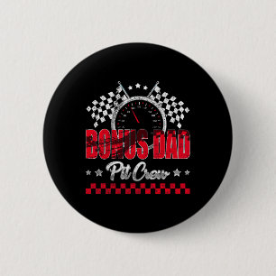 Race Car Birthday Party Racing Family Bonus Dad T 6 Cm Round Badge