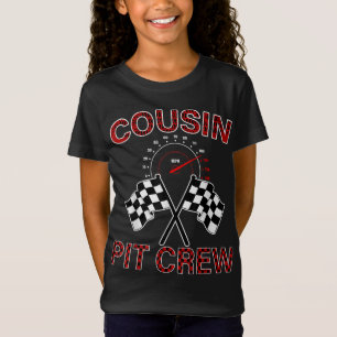 Race Car Birthday Party Racing Family cousin Pit C T-Shirt