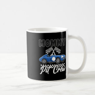 Race car birthday party racing family mummy pit coffee mug