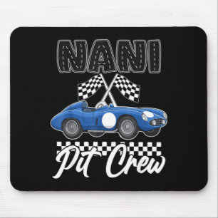 Race car birthday party racing family nani pit mouse mat