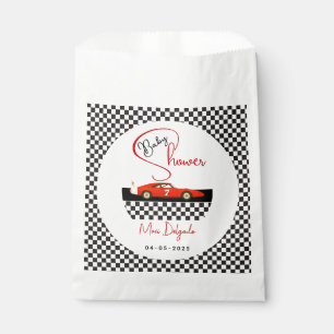 Race Car Boy Baby Shower   Little Racer Party Favour Bags