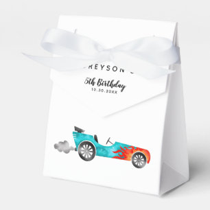 Race Car Boy Birthday Party Favour Box