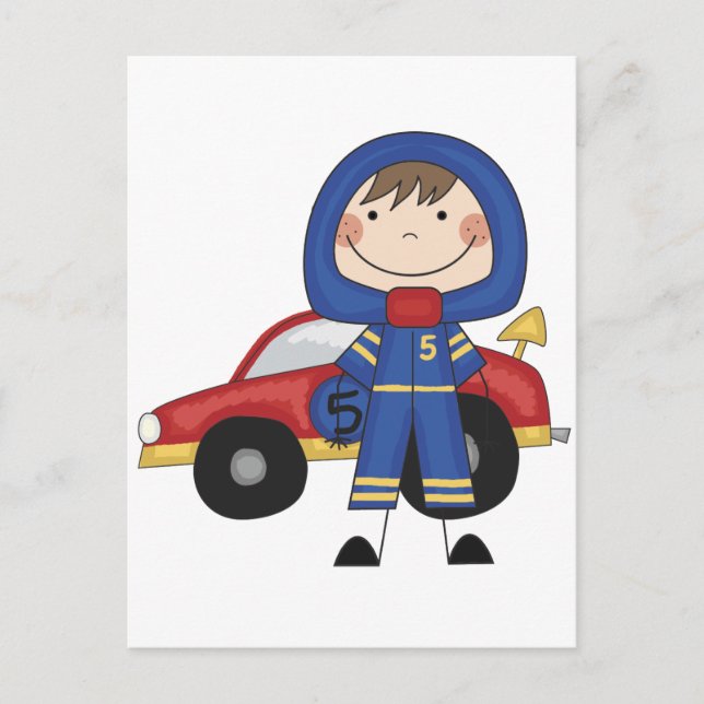 Race Car - Boy Tshirts and Gifts Postcard (Front)