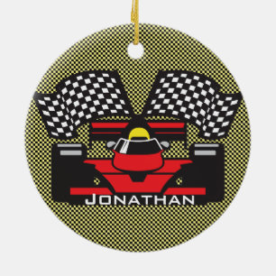 Race Car Design Ornament