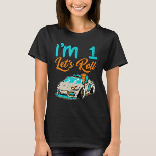 Race Car Driver 1st Birthday Driving Racing Graph T-Shirt