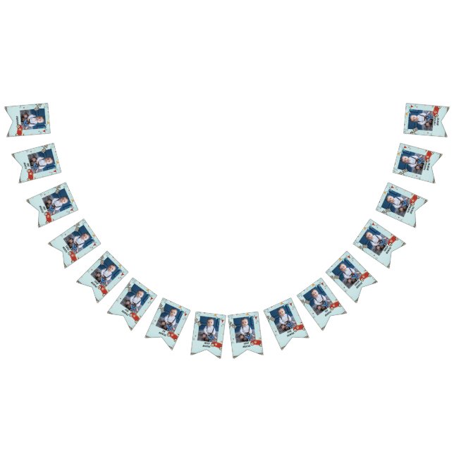 Race Car Engine Monthly Photo Banner Bunting (All)