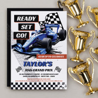 Race Car Formula One Birthday Party