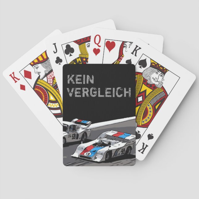 RACE CAR - KEIN VERGLEICH PLAYING CARDS (Back)