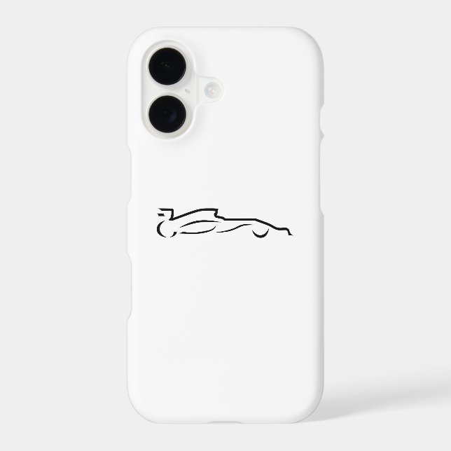 Race Car Line Drawing Silhouette Samsung Galaxy Case (Back)