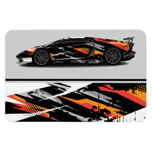 Race Car Magnet