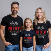 Race Car Matching Pit Crew Daddy