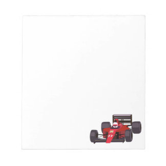 Race Car Notepad