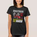 Race Car Party Brother Of The Birthday Racer Racin T-Shirt<br><div class="desc">Race Car Party Brother Of The Birthday Racer Racing Family</div>