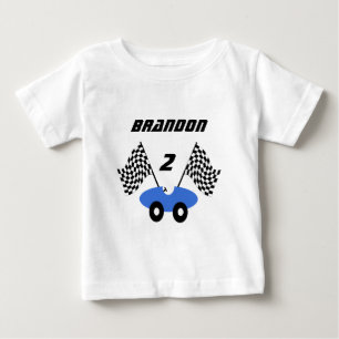 Race Car/ Personalizable Baby T-Shirt