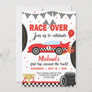 Race car, race cars, racing boy birthday invite. invitation