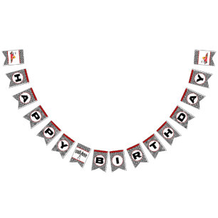 Race Car Racing Birthday Party Bunting