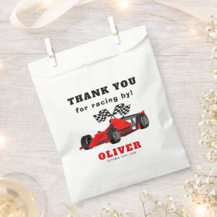 Race Car Racing Birthday Party Favour Bag