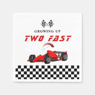 Race Car Racing Birthday Party Napkins