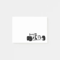 Race Car Silhouette black and white