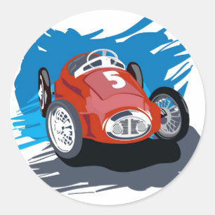 Race Car Sticker