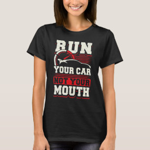 Race Car Street Racer Vintage I Love When You Talk T-Shirt