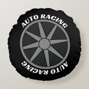 Race Car Tire Round Cushion
