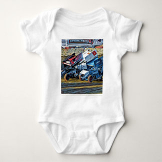 Race Cars Baby Bodysuit