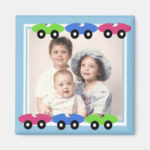 Race Cars/ Photo Magnet
