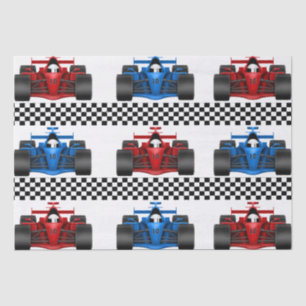 Race Cars Tissue Paper