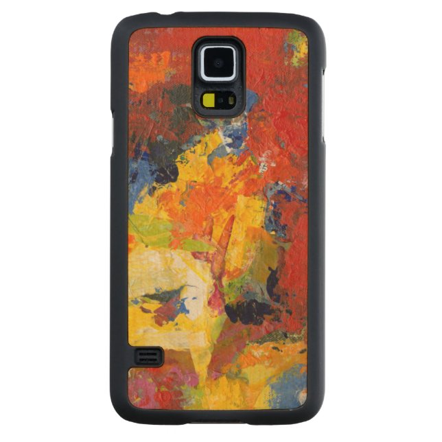 Race Day Carved Maple Galaxy S5 Case (Back)
