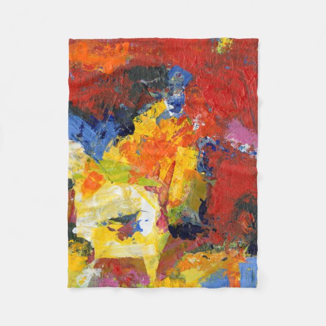 Race Day Fleece Blanket (Front)