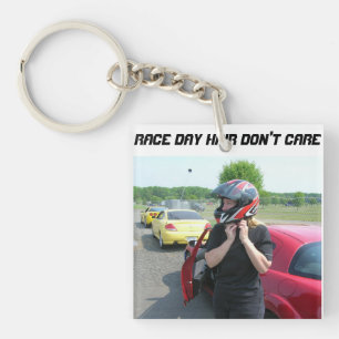 RACE DAY HAIR DON'T CARE KEY RING