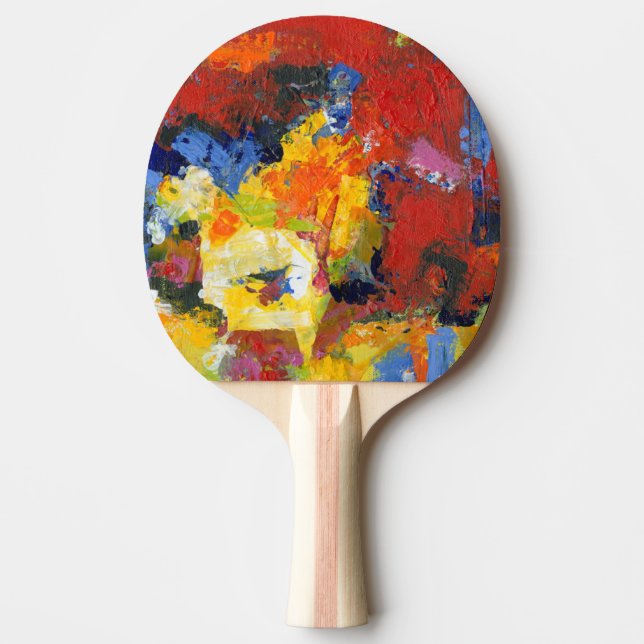 Race Day Ping Pong Paddle (Front)