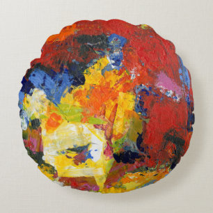 Race Day Round Cushion