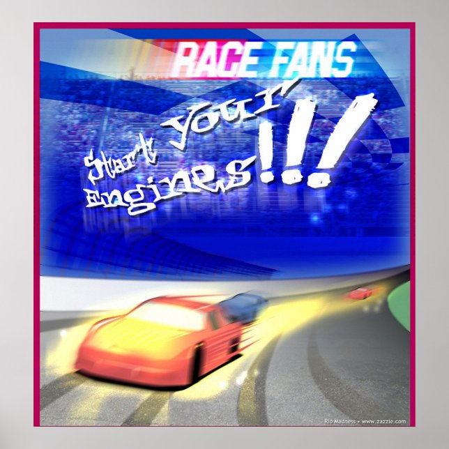 race fan poster (Front)