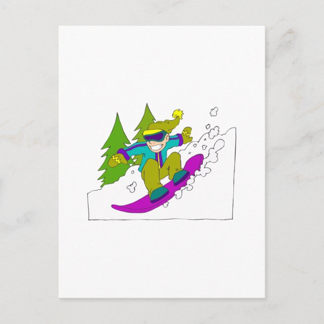 Race Fast Postcard (Front)