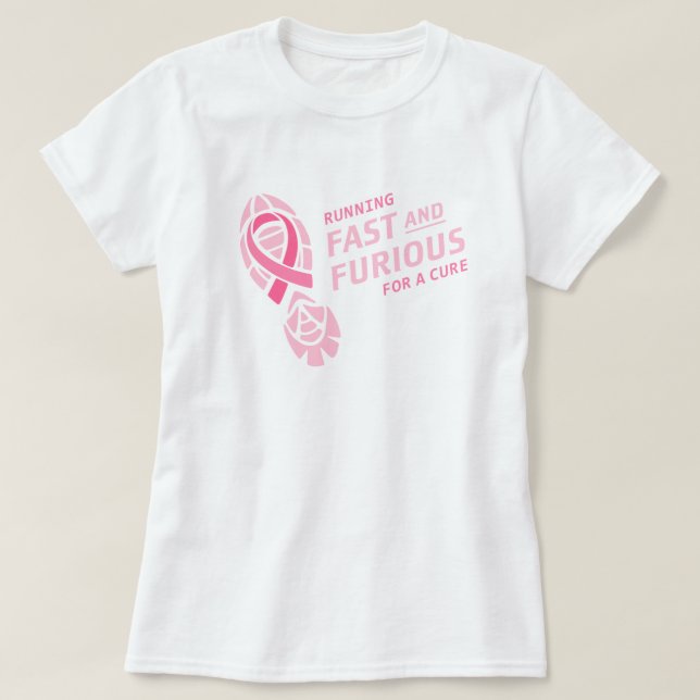 Race for the Cure Breast Cancer Run t-shirt (Design Front)
