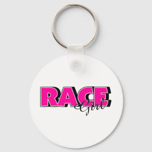 Race Girl Key Ring