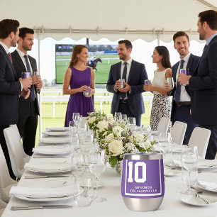 Race Horse 10 Purple Personalised Derby