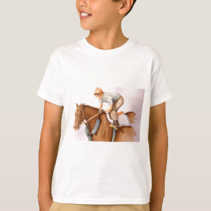 Race Horse and Jockey T-Shirt