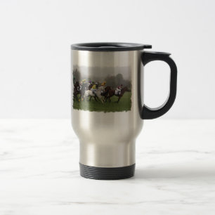 Race Horse Field Stainless Travel Mug