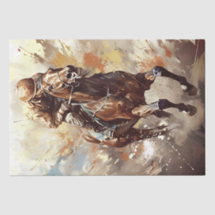 Race Horse Jockey Determination Tissue Paper