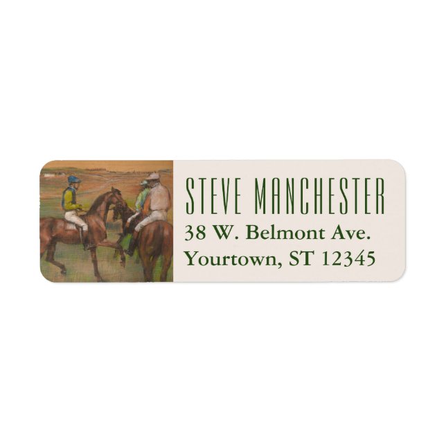 Race Horse & Jockey | Edgar Degas (Front)