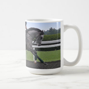 Race horse mug