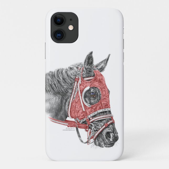 Race Horse Portrait Silks Case-Mate iPhone Case (Back)