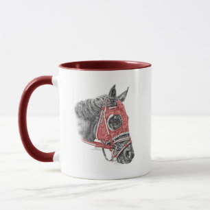 Race Horse Portrait Silks Mug