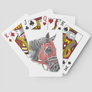 Race Horse Portrait Silks Playing Cards