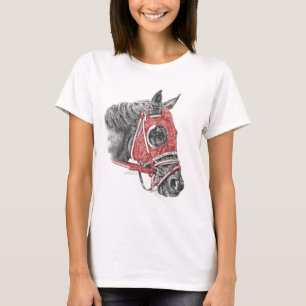 Race Horse Portrait Silks T-Shirt