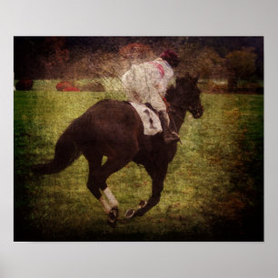 Race Horse Poster