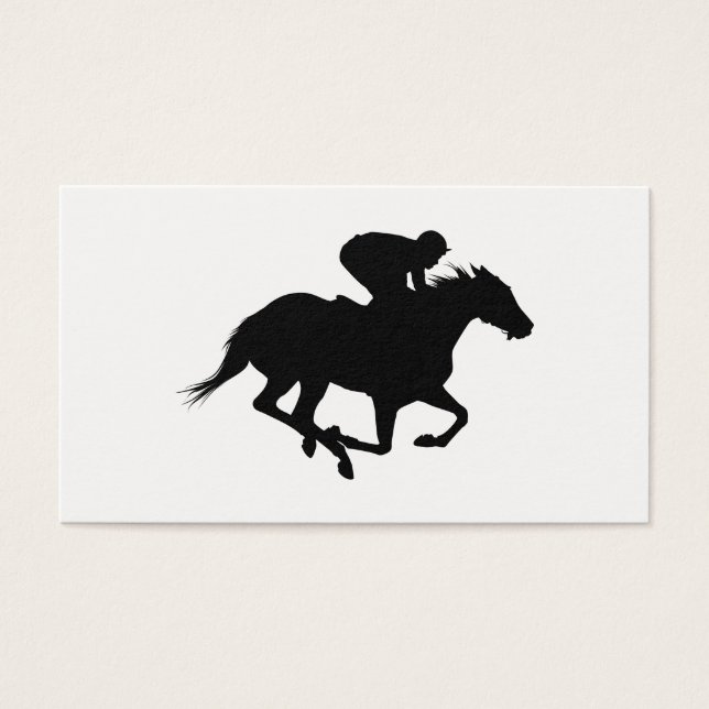 Race Horse Silhouette (Front)